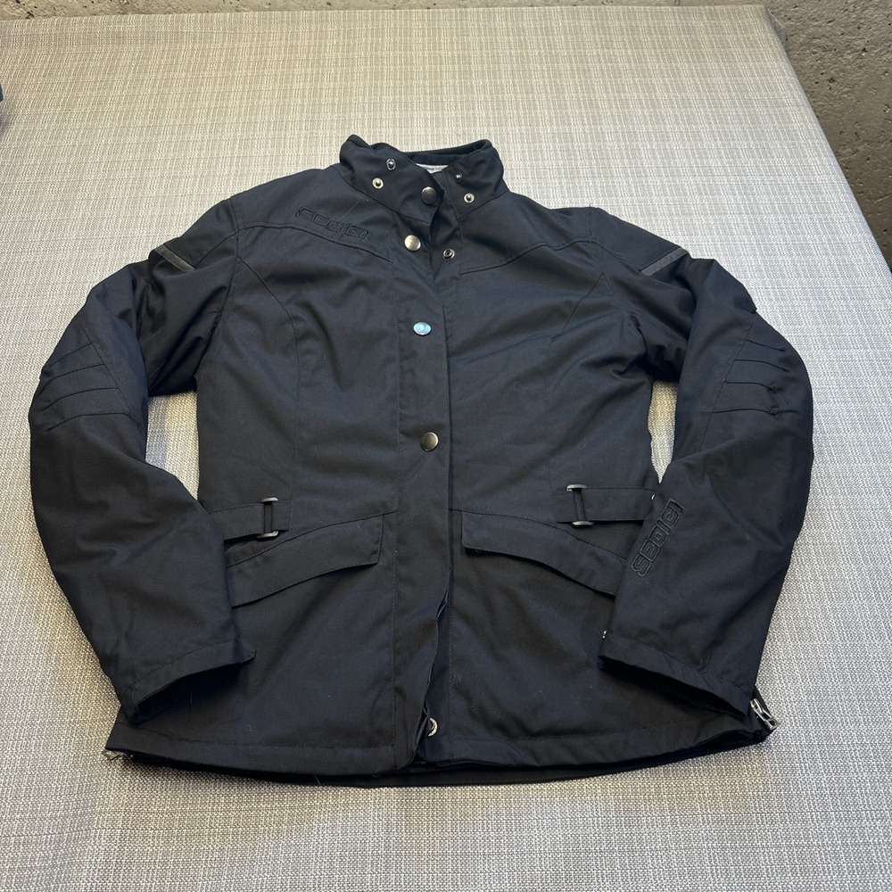 Urban Sedici Motorcycle Jacket Black‎ Women Small Riding Gear Liner & Protectors